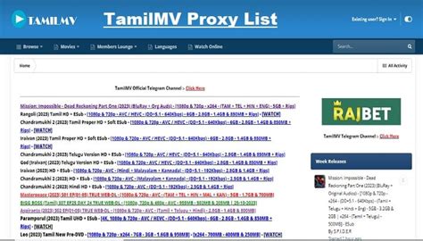 tamilmv proxy 2022|Latest TamilMV Proxy 2023 [UPDATED]